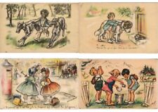 G.BOURET ARTIST SIGNED CHILDREN 45 Vintage Postcards (PART I.) (L3109) picture