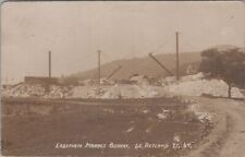 Eastman Marble Quarry, West Rutland Vermont RPPC Photo Postcard picture