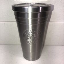 Starbucks 20 oz Stainless Steel Coffee Tumbler Travel Cup Mermaid Siren logo picture