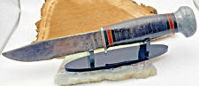 Vintage RH PAL 50 Stacked Leather handled hunting/fighting knife--1001.24 picture