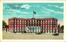 Hotel Northampton A Wiggins Hotel MA White Border Unused Postcard c1920s picture