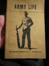 1944 ARMY LIFE WAR DEPARTMENT PHMPLET 21-13  BBA-41 picture