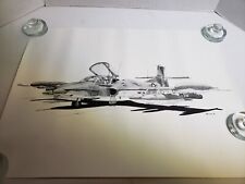 Vintage Print U.S. Air Force Cessna A-37B Dragonfly Super Tweet Joe Plummer 1981 picture