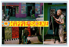 c1950s Multiview, The Hasbury, Hippie Scene San Francisco California CA Postcard picture