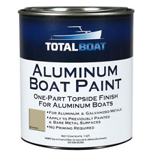 TotalBoat Aluminum Boat Paint for Canoes, Bass Boats, Dinghies Khaki, 1 Quart picture