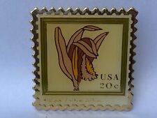 Orchids: Wild Pink Bulbosa Flower #2076 – 1984 20c Postage Stamp Pin Pinback NEW picture