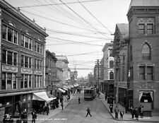 1910's Essex St, Salem, MA Vintage Photograph  8.5