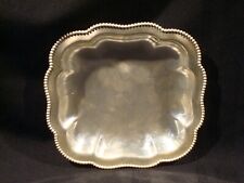 Silver Plated Vintage Square 7.5