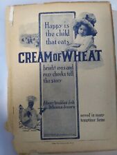1903 Cream Of Wheat Ad  Happy Is The Child That Eats Vintage picture