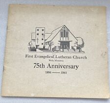 First Evangelical Lutheran Church 75th Anniversary 1886-1961 Wells Minnesota picture