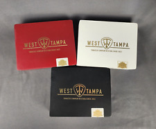 SET of 3 West Tampa Toro 6 x 52 Empty Wood Cigar Box 9