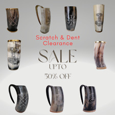 Clearance Sale Scratch and Dent Authentic Viking Horn Mugs - Limited Stock picture