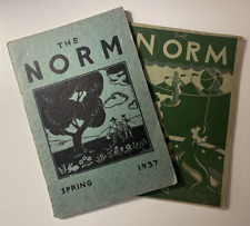 1937 & 1938 The Norm Literary Booklets ~ Philadelphia Normal School Pennsylvania picture