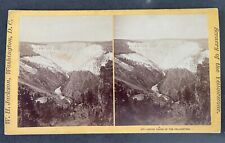 W H Jackson Stereoview Scenery of the Yellowstone - Grand Canyon #447 picture