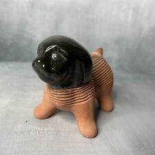 Vintage Chia Pet Dog Puppy Decorative Terracotta Planter picture