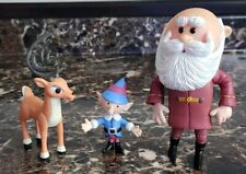 Casual SANTA CLAUS, ELF & DONNER Plastic Figure RUDOLPH Misfit Toys picture
