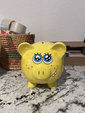 2013 SPONGEBOB Squarepants Ceramic Piggy Pig Coin Bank Viacom International picture