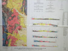 USGS ORE DEPOSITS, EAST FLANK, ELKHORN MOUNTAINS, MONTANA MAPS NICE 1971 picture