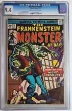THE MONSTER OF FRANKENSTEIN #14 CGC 9.4 NM BRONZE AGE BEAUTY - RON WILSON COVER picture
