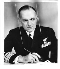 1942 Vtg Aviation Photo Pioneer Naval Aviator USS Langley WWII ADM John Towers picture