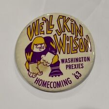 Vintage 1963 Washington Prexies High School Football Pinback 3” Button PA picture