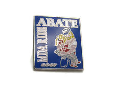 2007 Abate Pin MDA Ride People Graphic Blue & Silver Tone picture