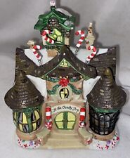 Disney Brass Key Christmas Village Ye Ole Candy Shop Building Porcelain 2006 picture