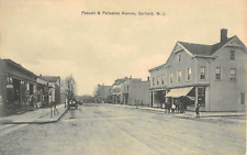 c.1910 Stores Passaic & Palisades Ave. Garfield NJ post card picture