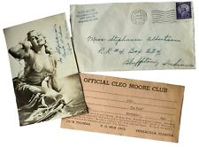 RPPC Cleo Moore Signed Sexy Portrait Blonde Bombshell Actress 1956 Postcard N3 picture