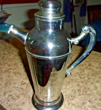 Vintage Art Deco Chrome Cocktail Shaker Pourer 12ins tall picture