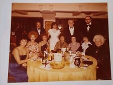 VTG 1970s Found Photograph Original Photo Wedding Family Bride Wig Food Camera picture