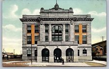 Postcard Harrisburg PA Philadelphia and Reading Railroad Station picture