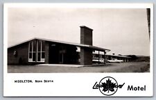 Middleton Nova Scotia Canada RPPC Laura Secord Motel 1960s Roadside Postcard picture