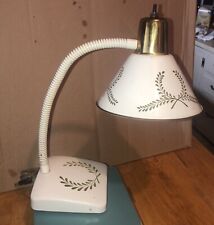 Vintage Metal Toleware Gooseneck Adjustable Lamp Table Or Hang On Wall ￼ picture