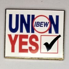 IBEW Lapel Pin - Union Yes -  picture