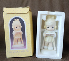 PRECIOUS MOMENTS HE WALKS WITH ME #107999 SPECIAL EDITION PORCELAIN FIGURINE picture