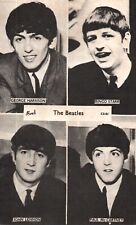 The Beatles 1963 Early Original Promotional Concert Tour Brel Vintage Postcard picture