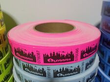 Vintage Aladdin Casino Las Vegas - (1) Roll of (1000) #rd Tickets Hot Pink picture