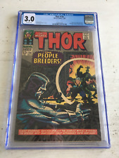 CGC THOR #134 1966 MARVEL 3.0 1ST APP OF LIVING TRIBUNAL picture