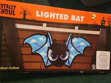 🦇Totally Ghoul Lighted Bat Large SpookyIndoor/Outdoor Halloween Decor Vintage  picture