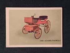 1959 PARKHURST OLD TIME CARS. 1898 ADAMS-FARWELL #39. picture