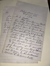 Antique 1906 Letter to “Bro In Christ” Mentions YMCA of Keene NH New Hampshire picture