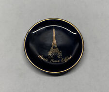 Souvenir Miniature Blue Paris Plate - Preowned -  - with stand picture