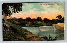 Brownwood TX-Texas, New Dam Scenic View, c1912 Vintage Postcard picture