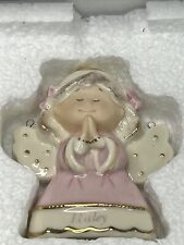 Lenox SWEET ANGEL Ornament Personalized Girl Angel Praying #774215 Haley picture
