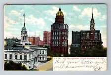 New York City NY, City Hall, World Tribune Bldg., c1906 Vintage Postcard picture
