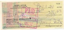 Mary Astor- Signed Bank Check picture