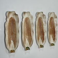 Corn Cob Holders Our Own Import Inc Ceramic Set of 4 Japan Vintage picture