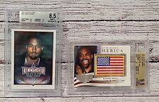 2020 Decision Kanye West BGS 8.5 Pop 1 God Bless America Flag Patch 9.5 Pop 2  picture