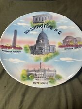 Washington DC collectors plate.  Marked G Nov. Co Japan.  9.25 inch diameter. picture